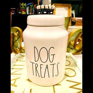 Rae Dunn new white god treats canister